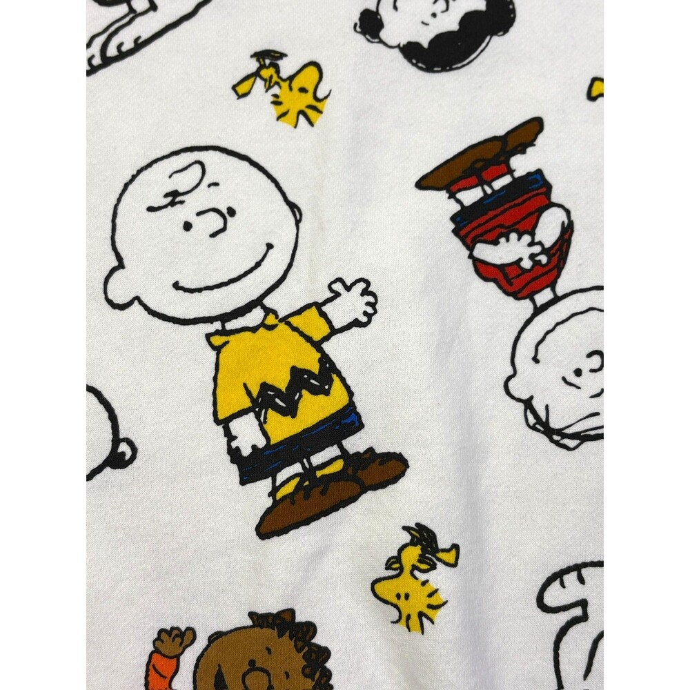 Peanuts Snoopy Charlie Brown Friends AOP Sweatshirt 3X Crewneck Pullover - Picture 5 of 11